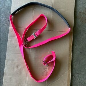 Pink barrel racing reins